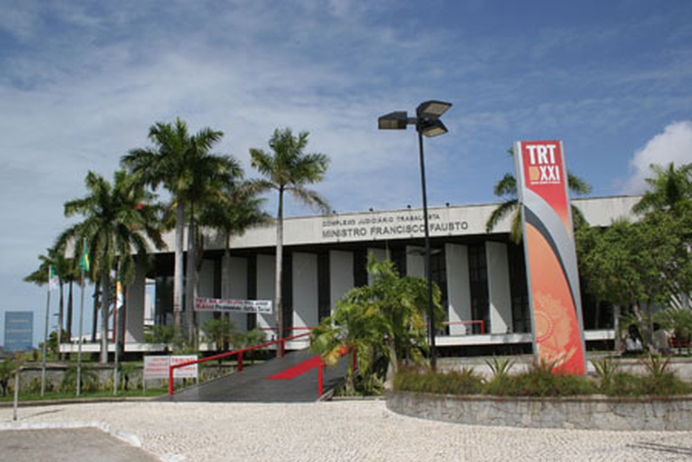 TRT-RN, Tribunal Regional do Trabalho do RN �- Foto: Divulgação/TRT