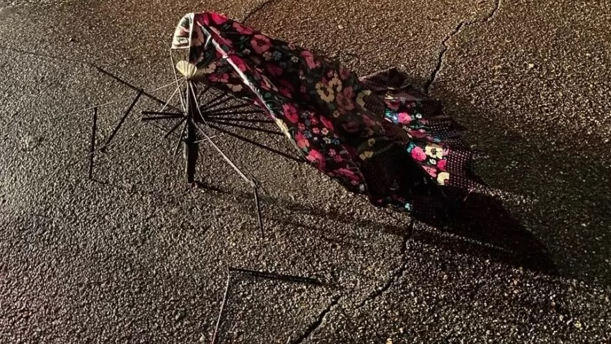Guarda-chuva teria atingido área do fêmur do homem de 49 anos. Foto: TV Verdes Mares/reprodução