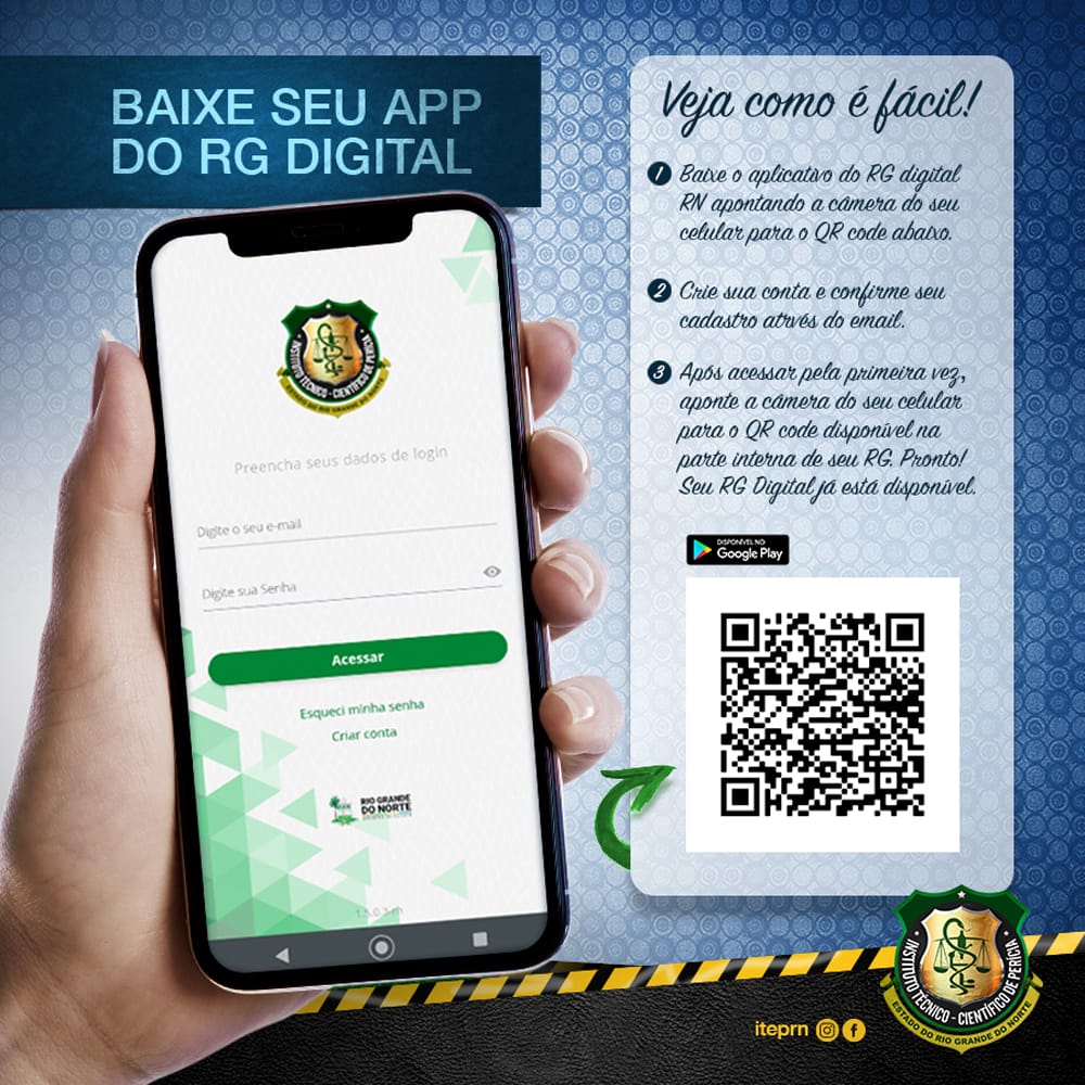 Aplicativo que garante carteira de identidade no celular está disponível no RN - Foto: Divulgação