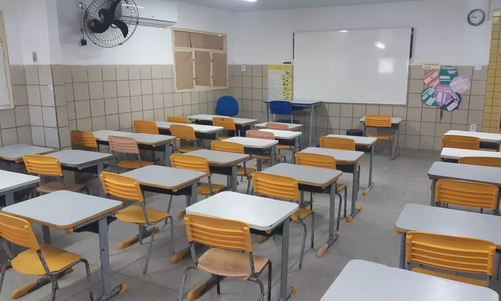 Sala de aula em escola estadual do Rio Grande do Norte (Arquivo) - Foto: Sérgio Henrique Santos/Inter TV Cabugi