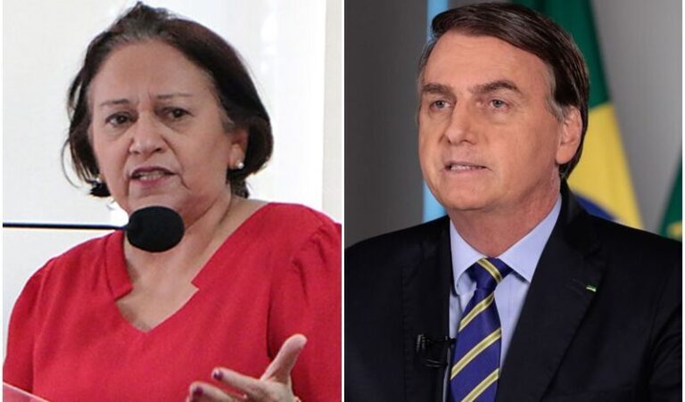 Fátima tem avaliação melhor que a de Bolsonaro no RN (Fotomontagem: reprodução/Agora RN)