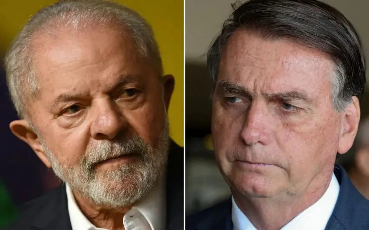 Segundo a Pesquisa Ipespe, Lula teria 53% dos votos válidos e Bolsonaro, 47% Reprodução/AFP/PR