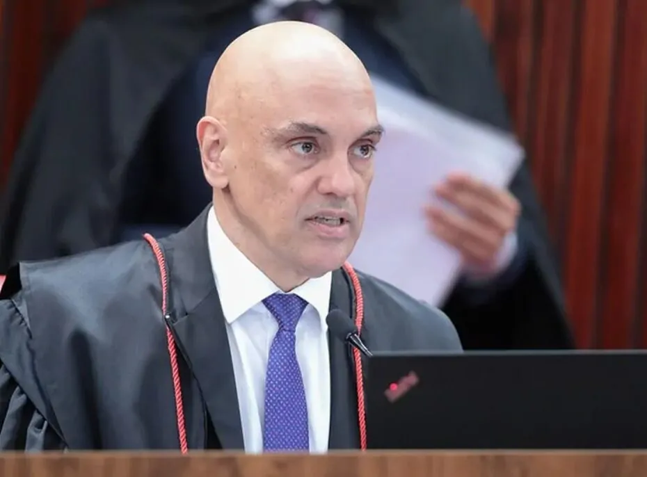 Ministro Alexandre de Moraes, durante sessão do Tribunal Superior Eleitoral (TSE) - Foto: Antonio Augusto / TSE