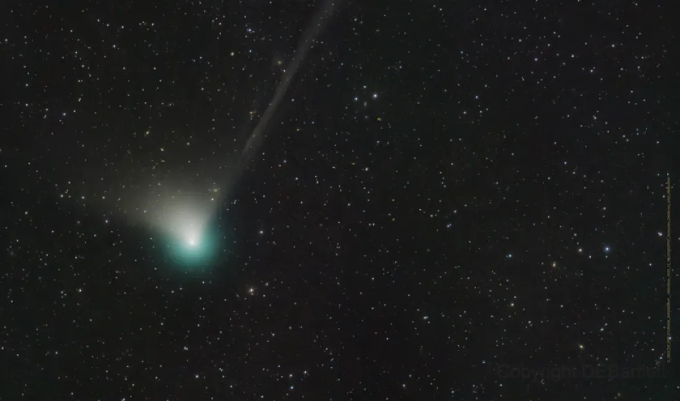 Cometa C/2022 E3 (ZTF) - Foto: Reprodução/NASA/Dan Bartlett