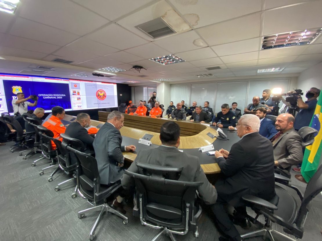 Reunião da Segurança Pública do RN na Sesed - Foto: Julia Galvão/Novo Notícias