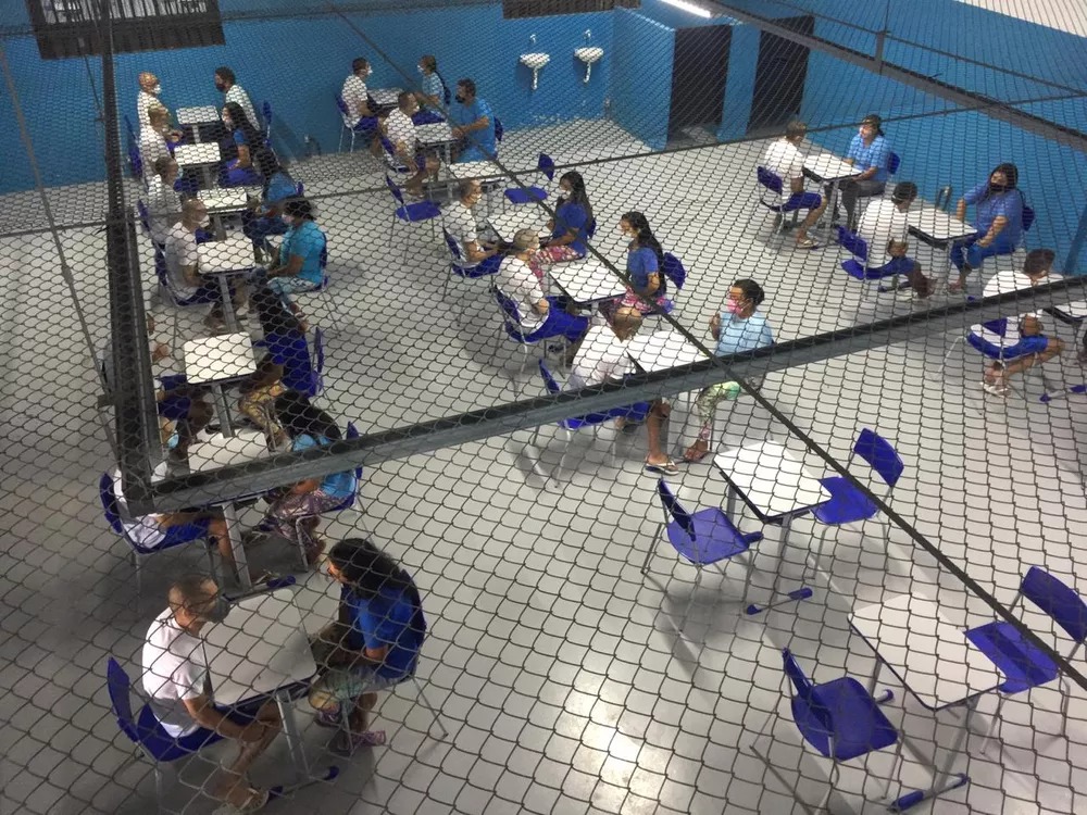 Visitas presenciais na Penitenciária Estadual de Alcaçuz - Foto: Divulgação/SEAP