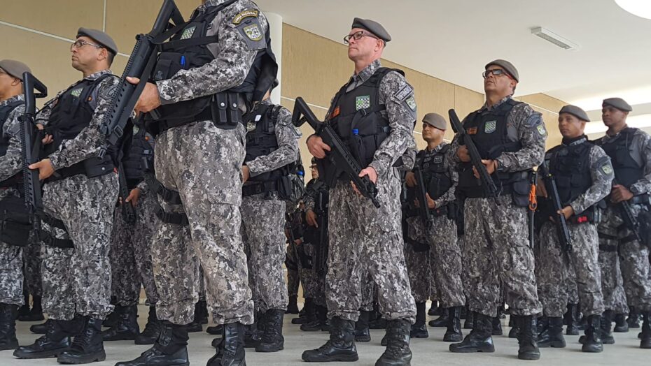 Agentes da Força Nacional estão no RN - Foto: Divulgação / Sesed