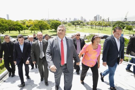 Ministro Flávio Dino e a governadora Fátima Bezerra - Foto: Elisa Elsie/Ascom
