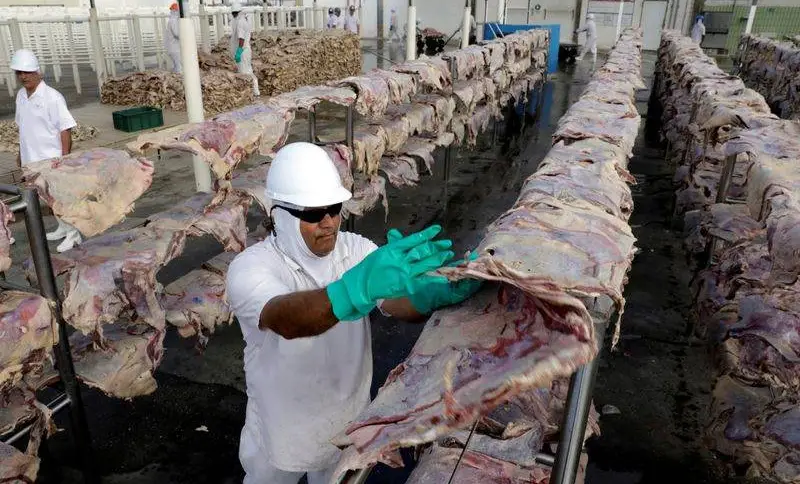 Restrição à exportação de carne bovina começou no dia 1º de março de 2023 19/12/2017REUTERS/Paulo Whitaker