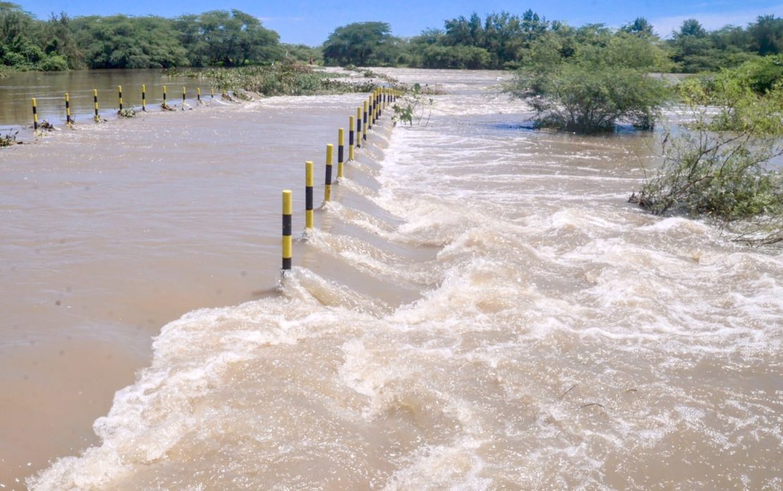 Após as chuvas de abril, residências próximas às margens do Rio Mossoró foram invadidas pelas águas - Foto: Prefeitura de Mossoró