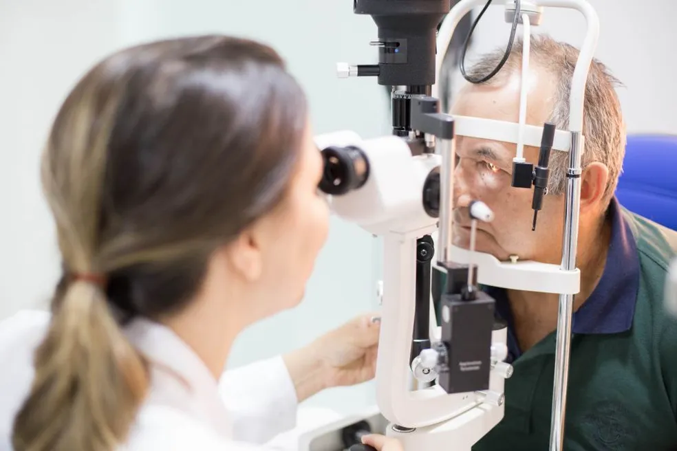 Exame de glaucoma - Foto: Viviam Silva/PMM