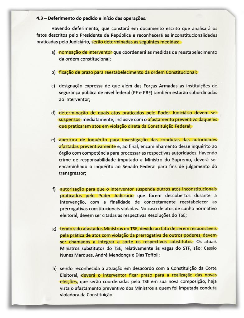 Arquivos do celular de Mauro Cid detalham plano do golpe após derrota de Bolsonaro - Foto: Reprodução/VEJA