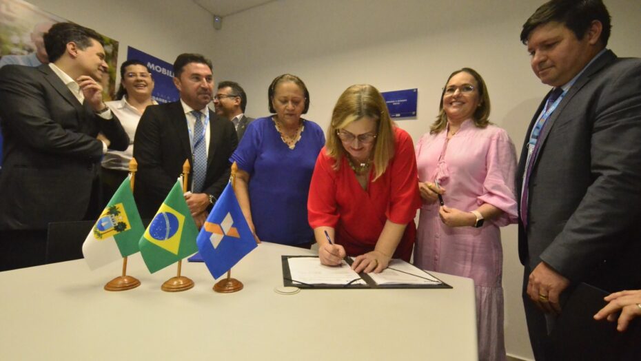 Presidente do banco, Rita Serrano, teve agenda com governadora Fátima Bezerra. Foto: José Aldenir/Agora RN