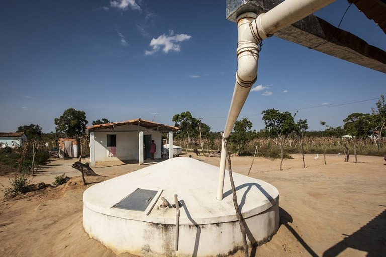Programa Cisternas prevê para o RN 2 mil cisternas para armazenamento de água. Foto: MDR