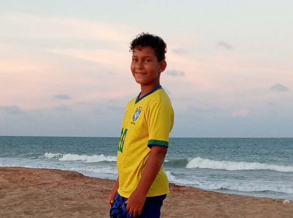 Filipinho, de apenas 11 anos, morreu após ser atropelado por uma carreta na cidade de Touros - Foto: Reprodução/Redes Sociais