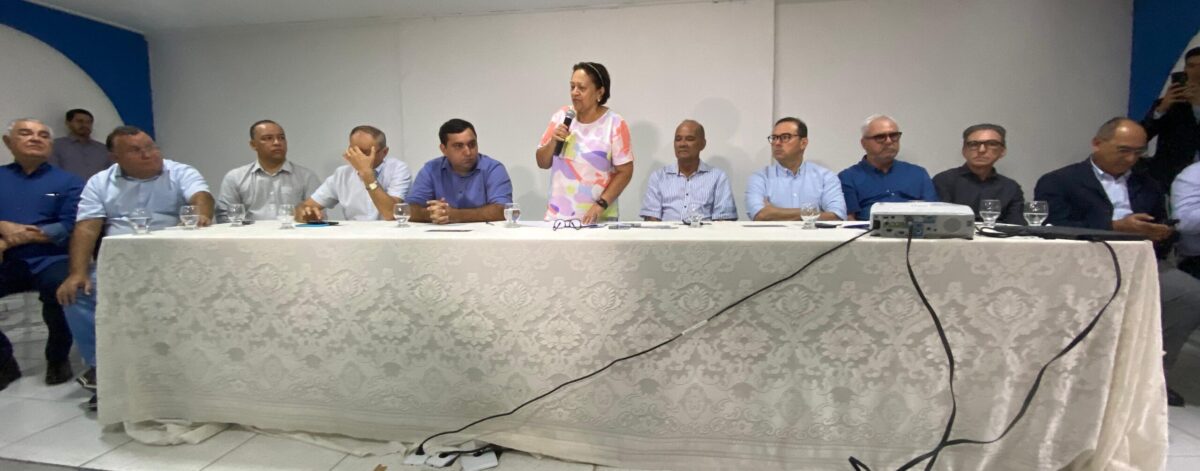 Governadora Fátima Bezerra fez o anúncio da chegada dos recursos na manhã de ontem, durante lançamento da Festa do Boi, no Parque de Exposições Aristófanes Fernandes - Foto: Reprodução