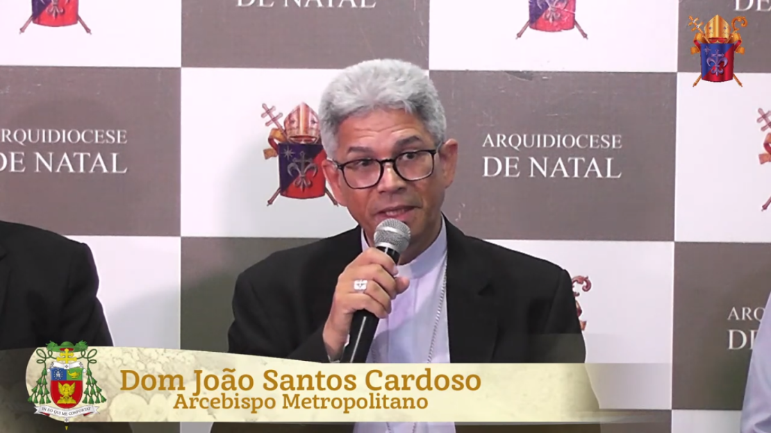 O novo arcebispo metropolitano de Natal, Dom João Santos Cardoso, tomará posse, no próximo sábado, dia 7, na Catedral Metropolitana