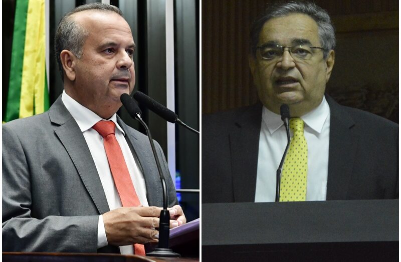 Senador Rogério Marinho (PL) e prefeito Álvaro Dias (Republicanos) - Foto: Waldemir Barreto/Senado / José Aldenir/Agora RN