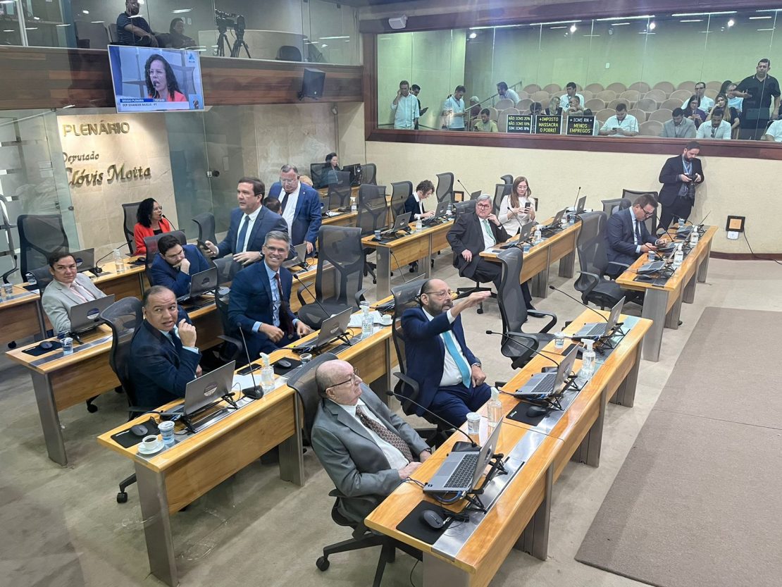 Plenário da Assembleia se reuniu depois de uma semana sem sessões ordinárias por falta de quórum - Foto: Gustavo Sousa