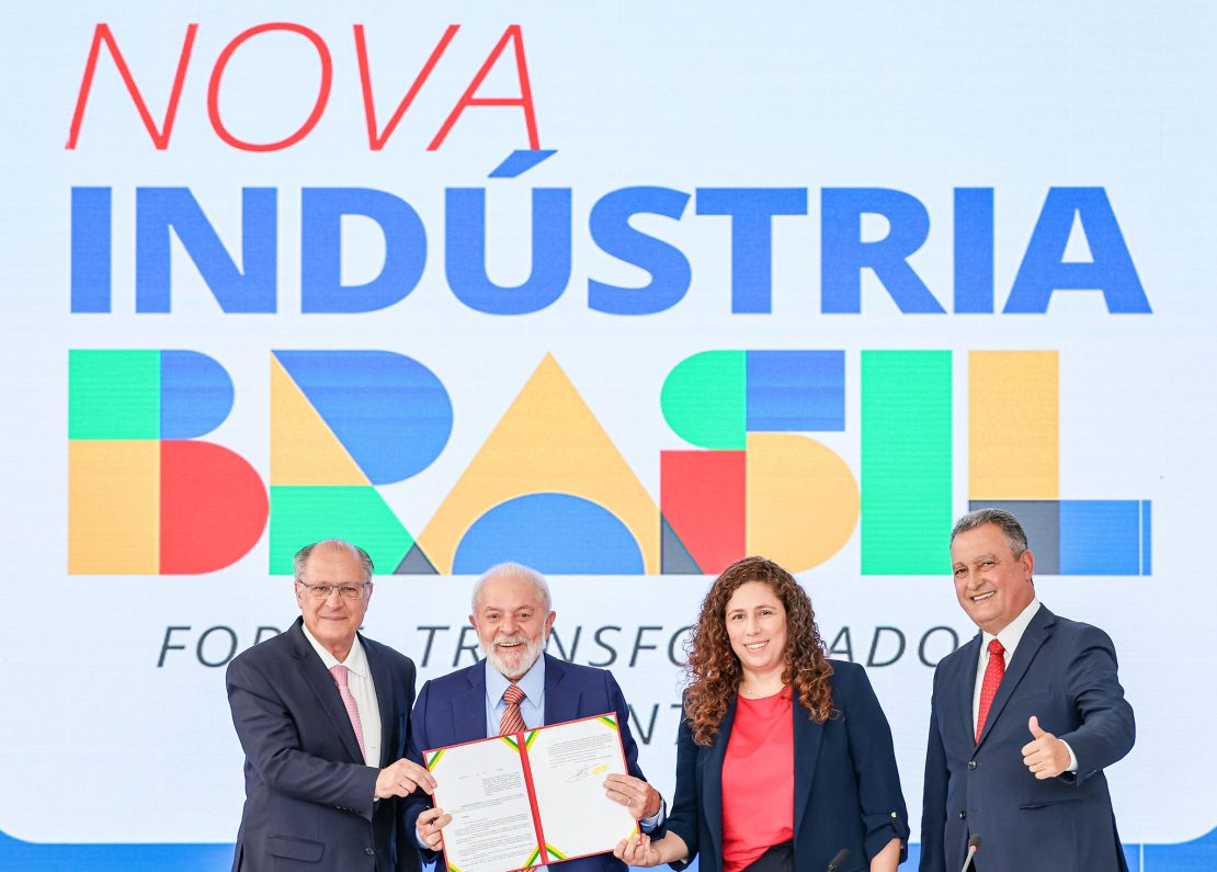 Nova Indústria Brasil foi lançado nesta segunda-feira (22) - Foto: Ricardo Stuckert/PR