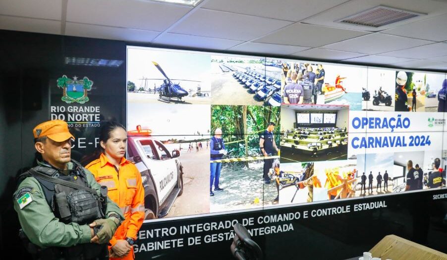 Forças de segurança atuaram de maneira integrada durante os dias de folia - Foto: CARMEN FÉLIX / GOVERNO DO RN