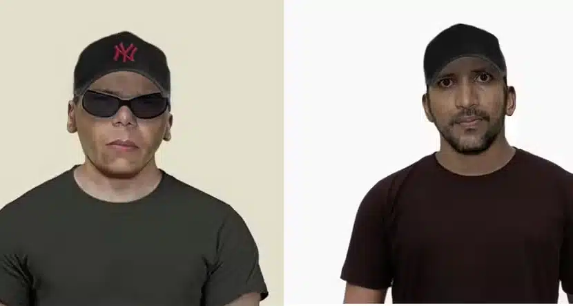 Polícia Federal divulga simulações que mostram possíveis aparências de fugitivos de Mossoró - Foto: Reprodução