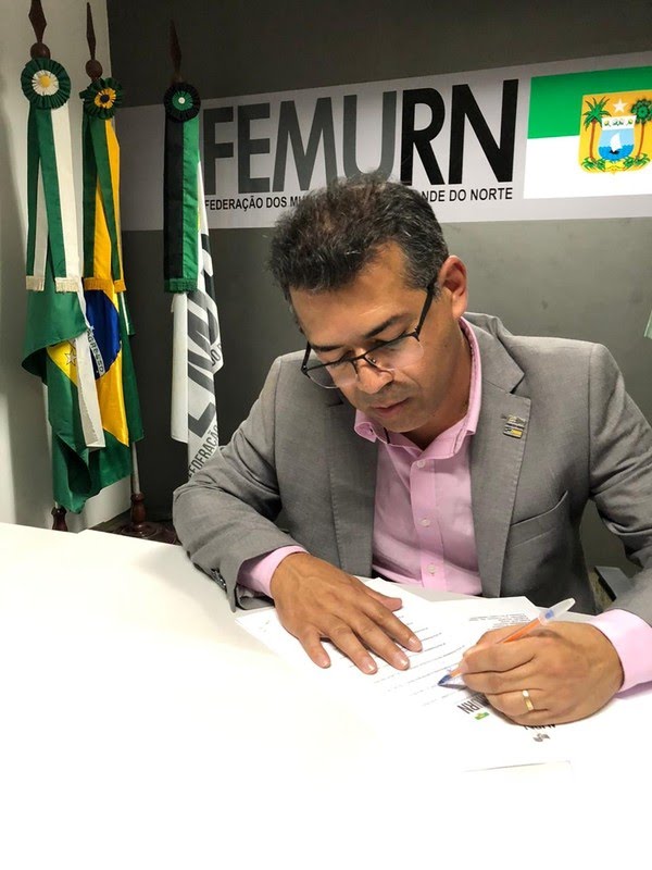 Luciano Santos (MDB), prefeito de Lagoa Nova - Presidente da Femurn - Foto: Divulgação