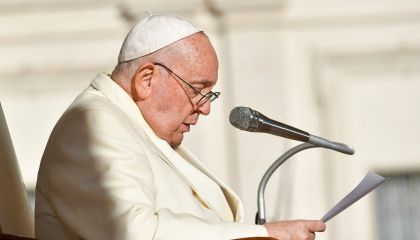 Papa Francisco Mídia do Vaticano/Divulgação via Reuters (22.nov.23)