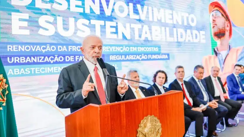 Anúncio de destinação de recursos do Novo PAC Seleções para o RN foi feito pelo presidente Lula nesta quarta 8 - Foto: Ricardo Stuckert/PR