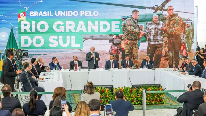 Em apresentação no Palácio do Planalto, o presidente Luiz Inácio Lula da Silva explicou que esses são recursos iniciais - Foto: José Cruz/Agência Brasil