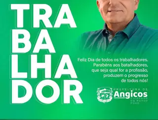 Homenagem do prefeito de Angicos Miguel Pinheiro Neto ao Dia do Trabalhador!