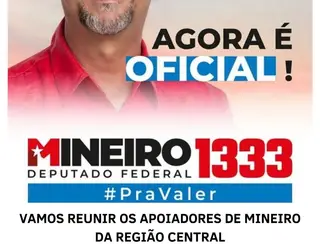 Candidato a deputado federal Fernando Mineiro realiza encontro regional na próxima segunda (22) em Angicos