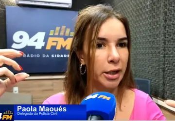 Delegada Paola Maoes falou sobre apreensão da Policia Civil. Foto: Reprodução 94FM