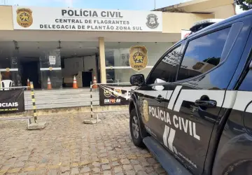 Polícia Civil Rio Grande do Norte RN Central de Flagrantes Delegacia de Plantão Zona Sul viatura - Foto: Lucas Cortez