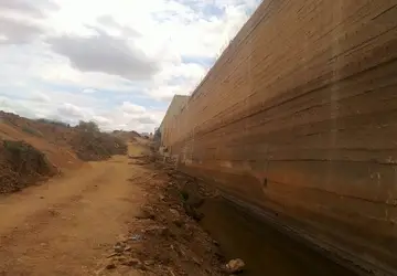 Barragem Passagem das Traíras, em São José do Seridó (Foto: Sandro Menezes/Assecom RN)