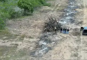 Desmatamento em área de preservação ambiental no interior do RN é investigado pela Polícia Federal - Foto: PF/Divulgação