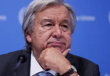 Secretário-geral da ONU, António Guterres 08/09/2023REUTERS/Anushree Fadnavis