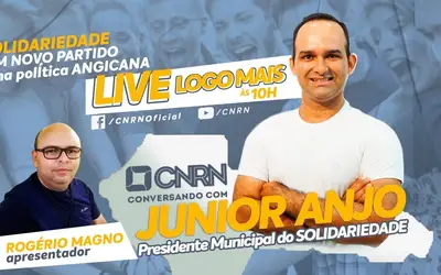 Assista aqui a integra da Live CNRN com o Presidente do Partido Solidariedade em Angicos Junior Anjo