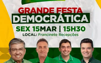 MDB realizará grande evento para receber filiações ao maior partido politico de Angicos na sexta-feira, dia 15 de março