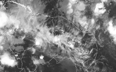 Inmet alerta para chuvas de até 100 milímetros em Angicos e mais 129 cidades do RN