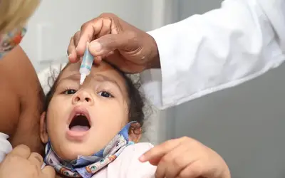 Cobertura vacinal contra a pólio no Brasil melhora, diz Unicef