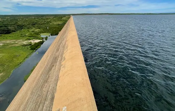 Barragem Santa Cruz do Apodi atinge 80,27% da sua capacidade total